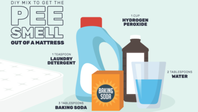 how to get urine out of mattress