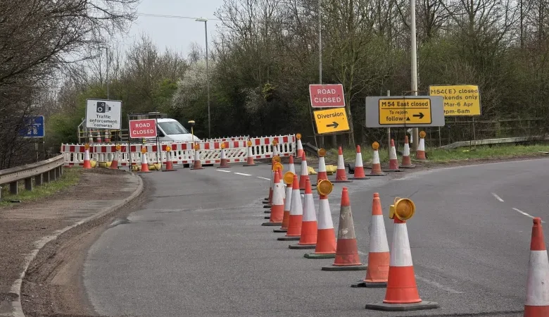 m54 closure this weekend