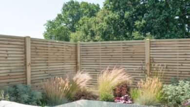 double slatted fence panels