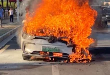 how many electric cars have caught fire