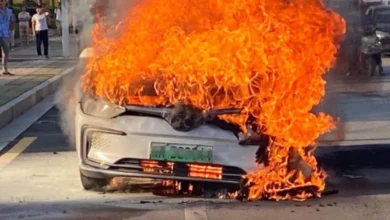 how many electric cars have caught fire