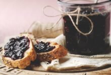 blackcurrant and apple jam