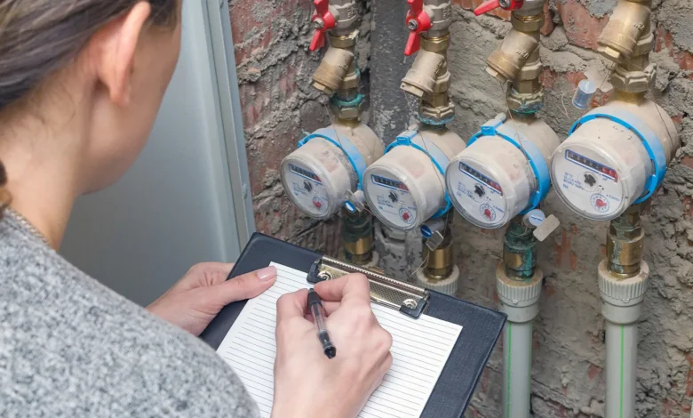 water meter location map uk