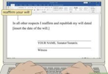 how to write a codicil to a will uk