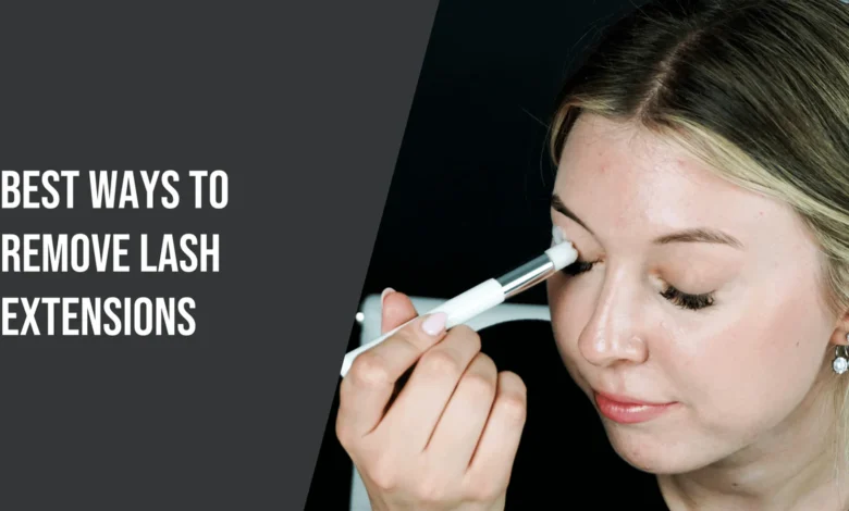 What is the fastest way to remove eyelash extensions at home